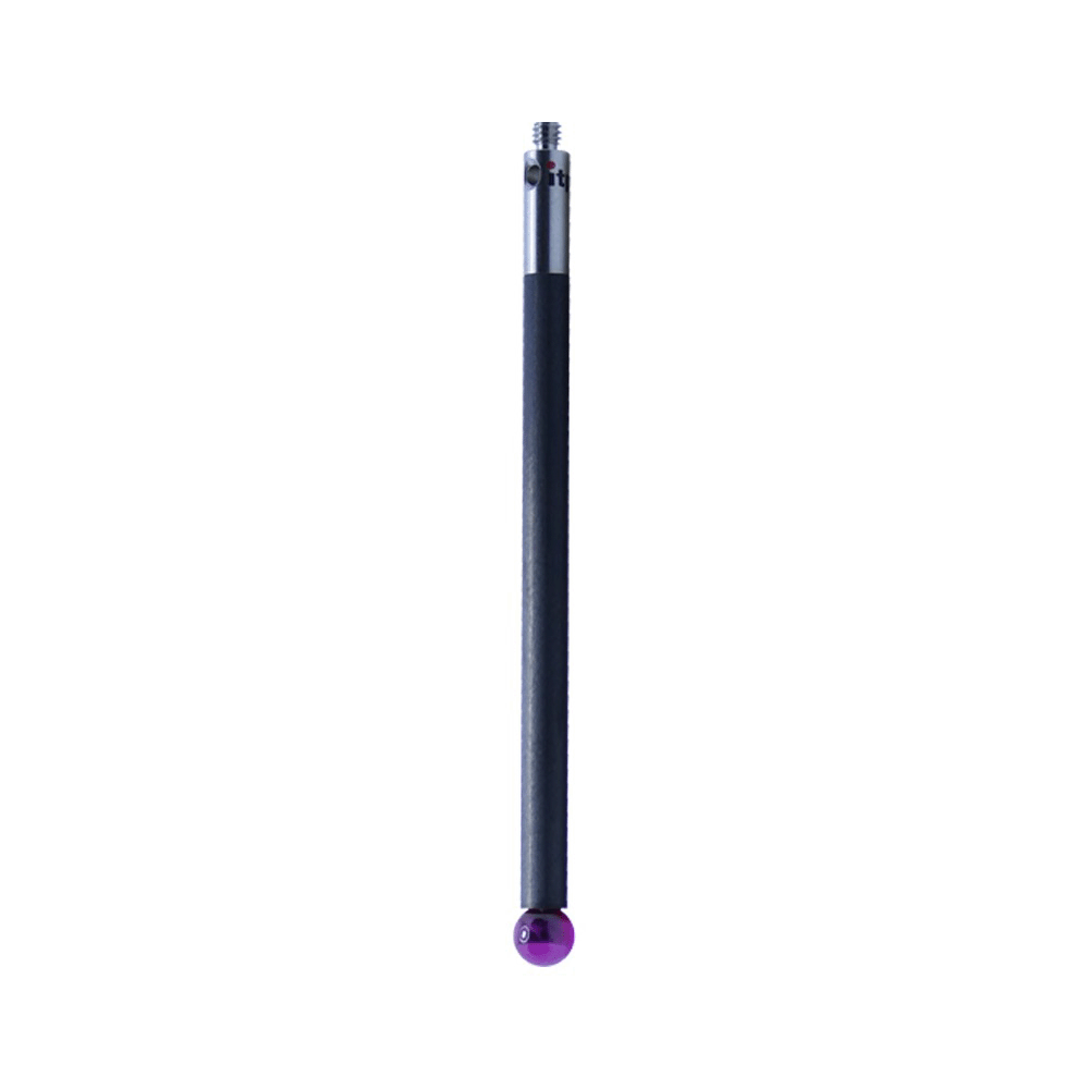 Straight Styli; base: stainless steel; stem: carbon fiber; ball: ruby