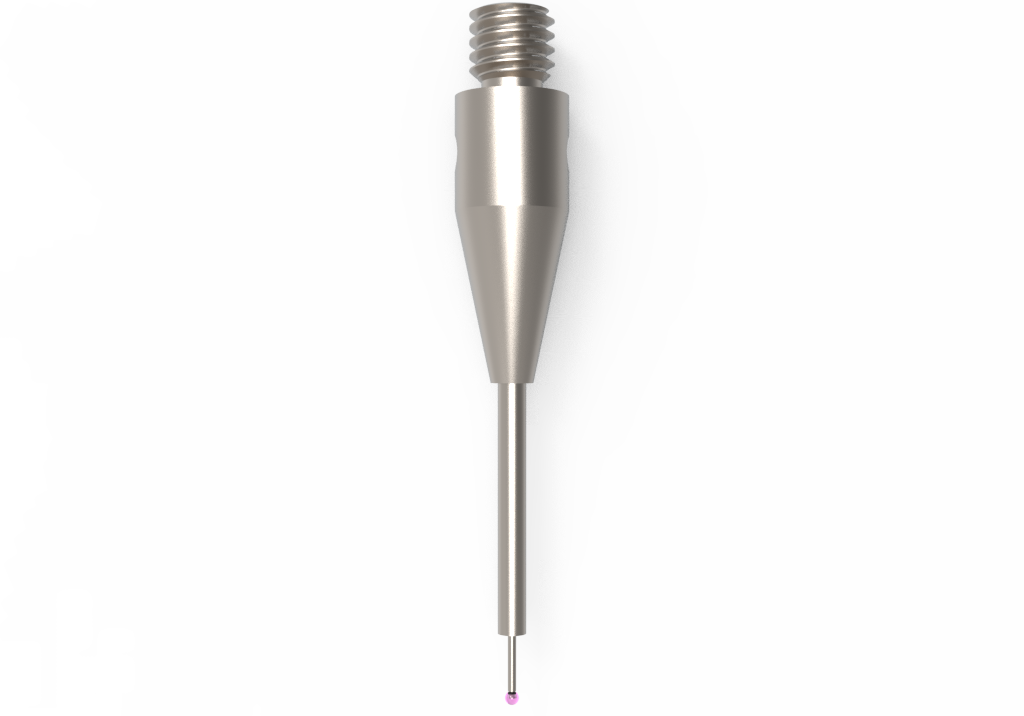 Straight Styli; base: stainless steel; stem: carbide; ball: ruby