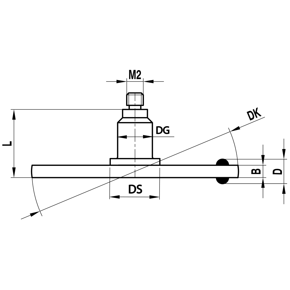 Drawing of product KI M2 030 18 004