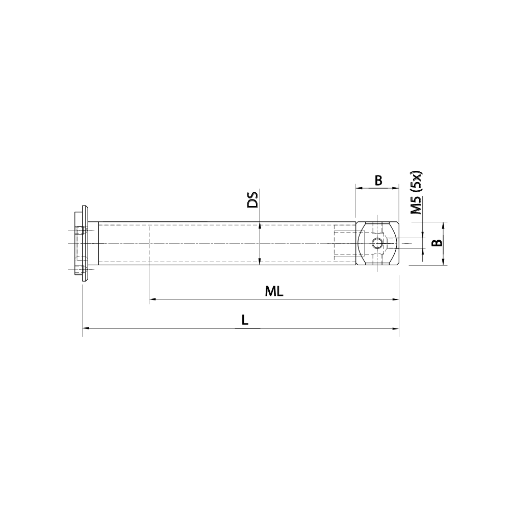 Drawing of product TV M5 018 15 050