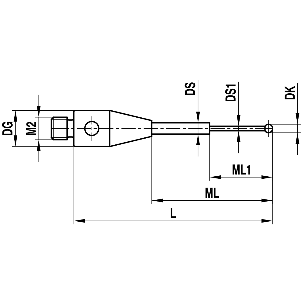 Drawing of product TH M2 008 03 018