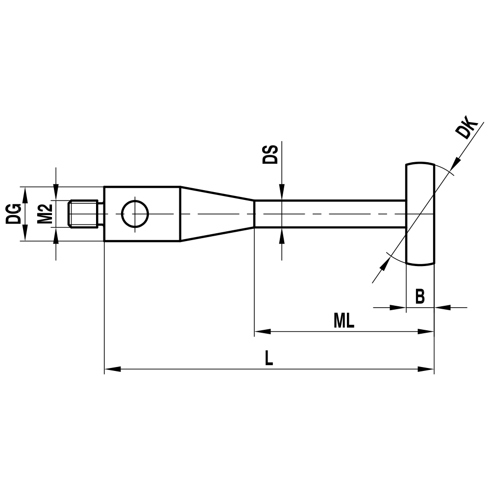 Drawing of product KI M2 060 03 010/0,8